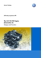 VW - SSP 495 The 3.0 l V6 TDI Engine 